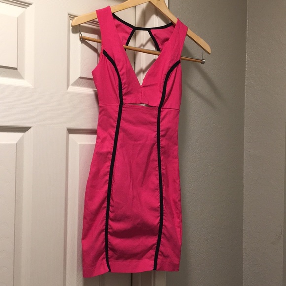 Mystic Dresses & Skirts - Mystic hot pink fitted mini dress